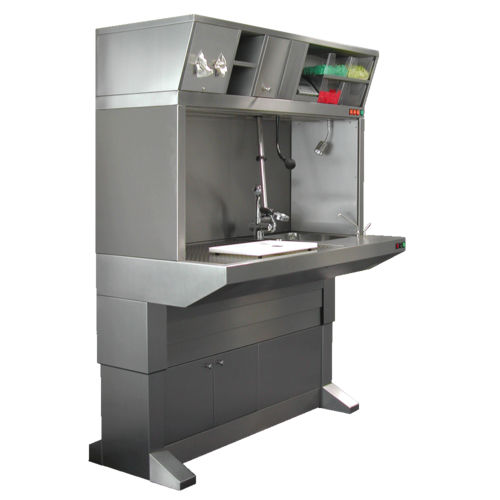 肉眼检查实验室工作站 - ZT HS 455 - UFSK INTERNATIONAL GmbH & Co. KG - 落地 / 带水槽
