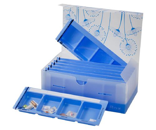 每周储存容器 - WeekBox Set M / 600.201.41.de - Wiegand AG/微耕 - 药物分配 / 分区