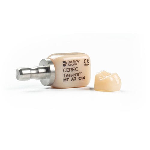 玻璃陶瓷牙科材料 - CEREC Tessera - Dentsply Sirona/登士柏西诺德 - 焦硅酸锂 / 牙齿修复