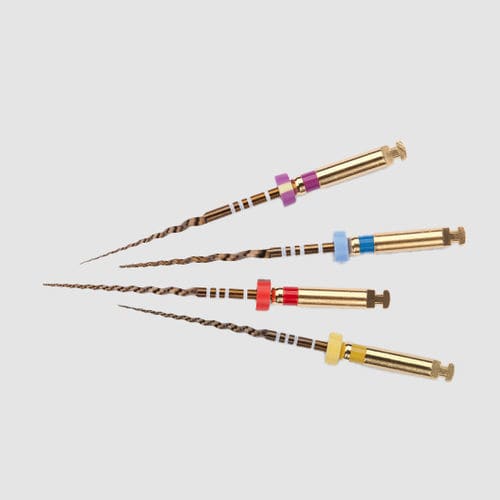 旋转牙髓锉刀 - ProTaper Gold  - Dentsply Sirona/登士柏西诺德 - 用于根管成形 / 不锈钢