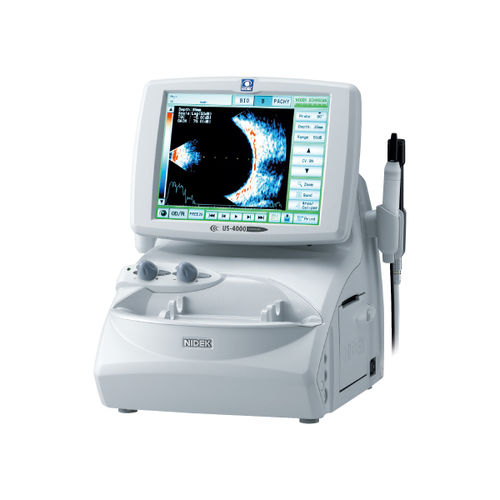 台式、桌面式超声诊断仪 - US-4000 - NIDEK/尼德克 - 用于眼科超声检查 / 黑白 / 触摸屏