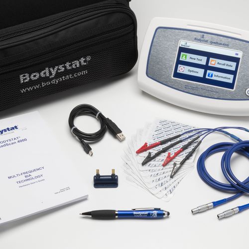 生物阻抗人体成分分析仪 - Quadscan4000 - Bodystat - 便携式 / LCD显示 / 身体质量指数（BMI）计算