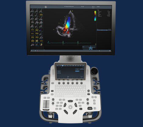 超声工作站 - Vivid™ T9 - GE Healthcare/通用 - 用于心血管超声检查 / 黑白 / 彩色多普勒