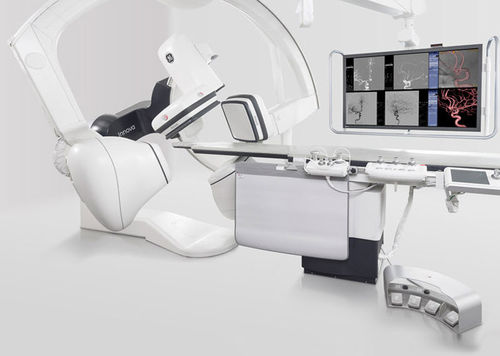 数字荧光透视系统 - Innova™ IGS 6 - GE Healthcare/通用 - 用于头颅荧光造影 / 地面固定式C型臂 / 天花板悬挂式C形臂