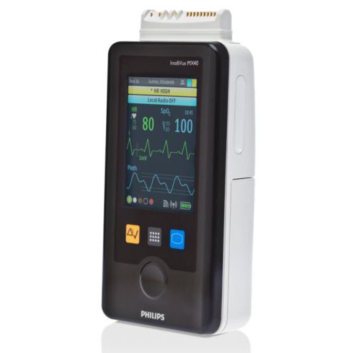 便携式多参数监护仪 - IntelliVue MX40 - Philips Healthcare/飞利浦 - ECG / RESP / PNI
