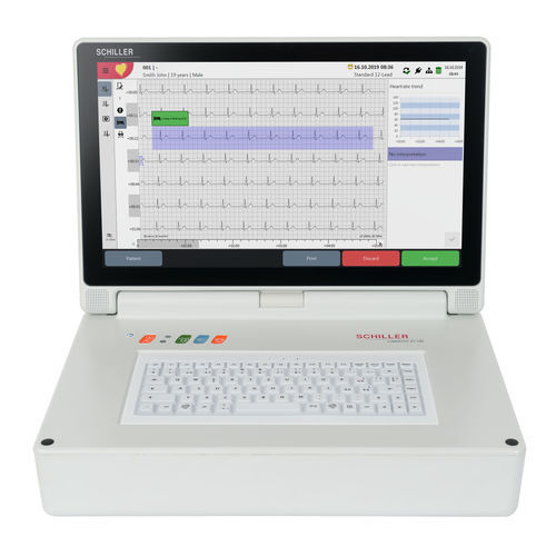 静息心电图仪 - CARDIOVIT AT-180 - SCHILLER/席勒 - 压力测试 / 16通道 / 数字