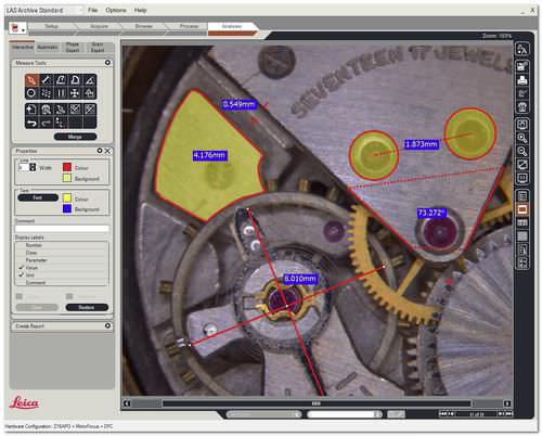 实验室软件 - LAS Interactive Measurement - Leica Microsystems/徕卡显微镜系统 - 用于数字显微镜 / 分析 / 可视化