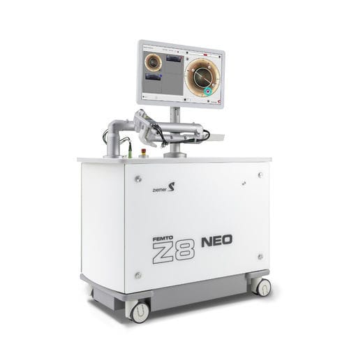 抗微生物感染眼科手术激光仪 - FEMTO Z8 NEO - Ziemer Group - 用于白内障手术 / 用于层状角膜移植术 / 晶质