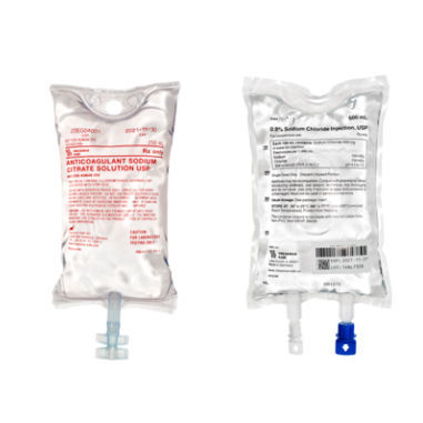 盐溶液输液袋 - 6B1285 - Fresenius Kabi - 聚氯乙烯