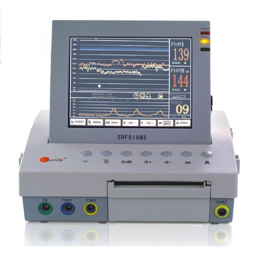 胎心率（FHR）胎儿监护仪 - SRF618 B5 - Guangzhou Sunray Medical Apparatus - 双FHR / TOCO / 无线网络