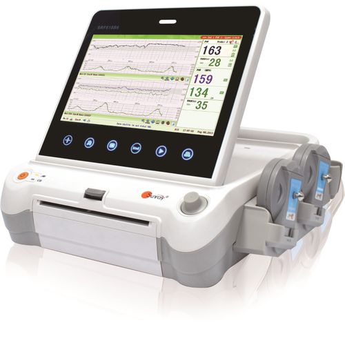 胎心率（FHR）胎儿监护仪 - SRF618B6 - Guangzhou Sunray Medical Apparatus - 带触摸屏 / 无线网络