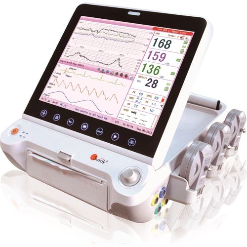 胎心率（FHR）胎儿监护仪 - SRF618K9 - Guangzhou Sunray Medical Apparatus - 双FHR / 血氧饱和度（SpO2） / 母体心电（MECG）