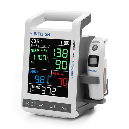 便携式病人监护仪 - SMARTSIGNS SC300 - Huntleigh Healthcare/亨特立 - 紧凑型 / 推车式 / TEMP