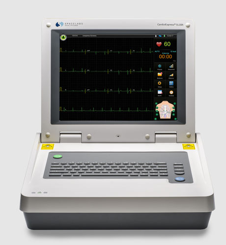 静息心电图仪 - CardioExpress SL18A - Spacelabs Healthcare/太空实验室 - 18通道 / 数字 / 带键盘