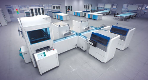 实验室自动化平台 / 用于实验室分析仪 - STA WORKCELL MAX - Stago - 机器人 / 随机取样 / 高流量