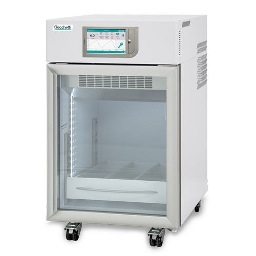 血库冰箱 - EMOTECA 100 TOUCH - Fiocchetti Scientific - 紧凑型 / 单门 / 带玻璃门