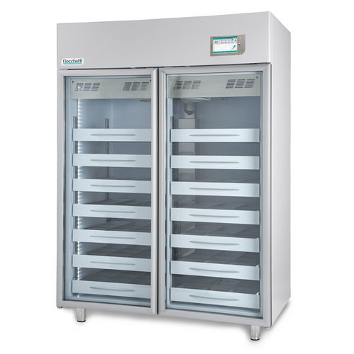 血库冰箱 - EMOTECA TWIN 1500 TOUCH - Fiocchetti Scientific - 橱柜式 / 双门 / 带玻璃门