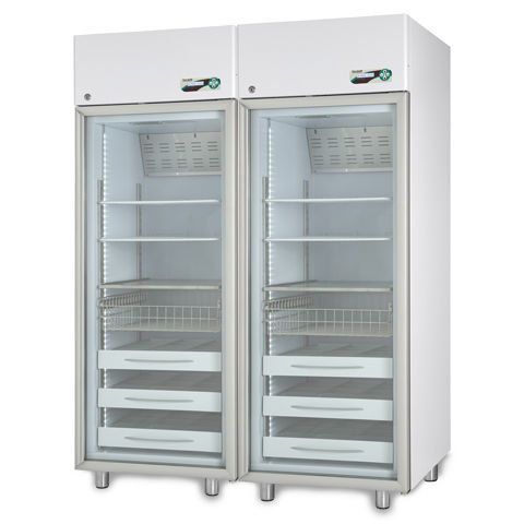 药店冷藏柜 - MEDIKA 2T 1500 ECT-F PLUS - Fiocchetti Scientific - 用于医院 / 直立式 / 双门