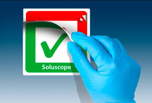 容器贴标签机 - EasyTag - Soluscope - 手动 / 粘贴式标签