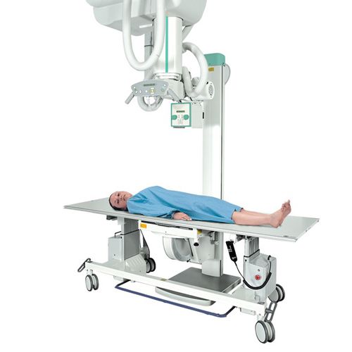 数字放射成像系统 - BMI Biomedical International - 多功能放射照相 / 带移动检查台 / 带落地式滤线器