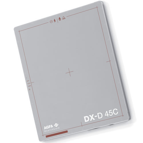 兽医X光造影平板探测器 - DX-D 45 - AGFA/爱克发·吉华 - 手提式 / 无线网络型