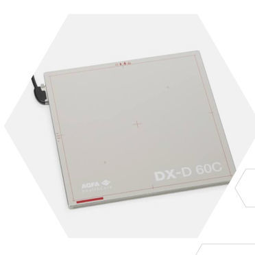 兽医X光造影平板探测器 - DX-D 60 - AGFA/爱克发·吉华 - 手提式 / 17 x 17