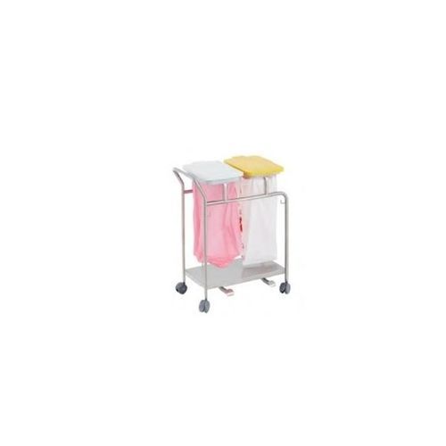 洗衣房带行李架推车 - 40861 - Üzümcü Medical Devices - 清洁 / 2 袋式 / 不锈钢