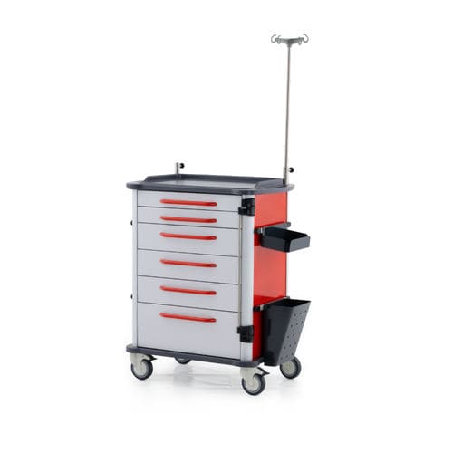 药品推车 - 74303 - Üzümcü Medical Devices - 存储 / 不锈钢 / 塑料