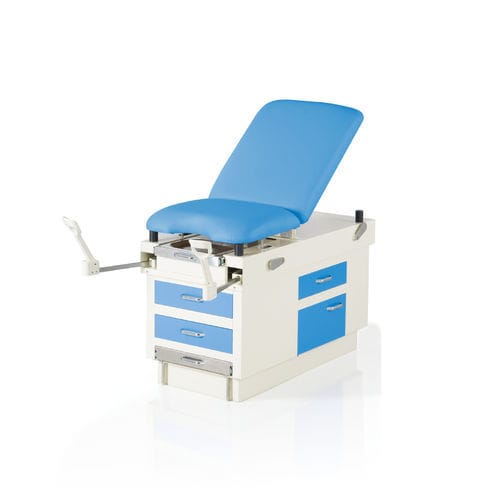 妇科检查床 - JM-1A - Üzümcü Medical Devices - 成人 / 手动 / 椅背可调