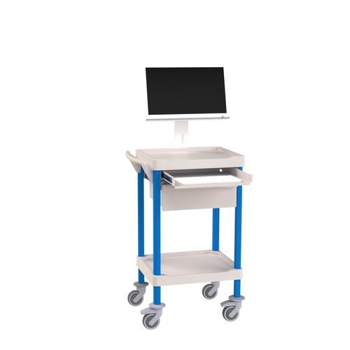 PC面板电脑推车 - Eolis® COMPACT - VILLARD MÉDICAL/维拉德 - 床边护理 / 带抽屉 / 可调高度