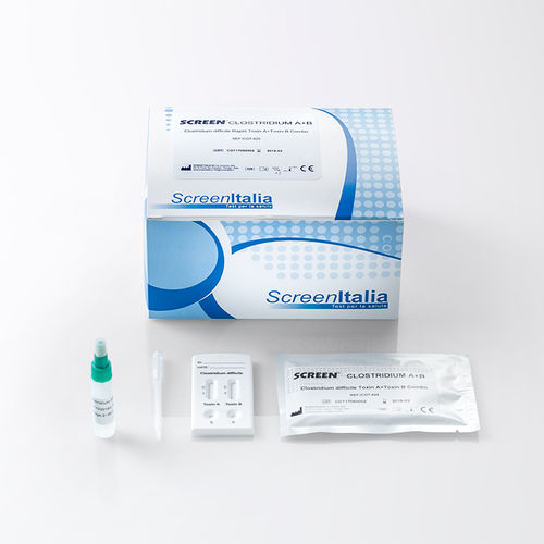 质量控制快速诊断检测 - SC-0494-10 - SCREEN ITALIA - C. difficile / 粪便 / 免疫色谱法