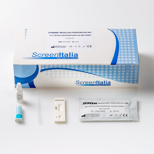 心肌梗死快速诊断检测 - SC-0982-40 - SCREEN ITALIA - 肌红蛋白 / cTnI / 肌酸激酶