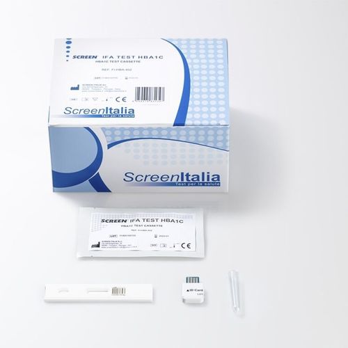 糖尿病快速诊断检测 - SC-1347-20 - SCREEN ITALIA - HbA1c / 血液总量 / 荧光免疫分析
