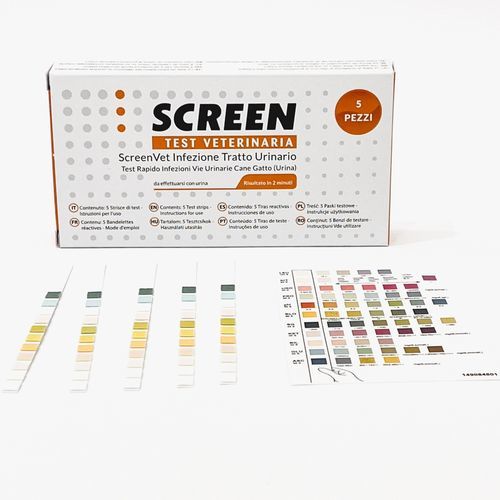 尿路感染快速诊断检测 - 984705816 - SCREEN ITALIA - 兽用 / 免疫色谱法 / 剥离