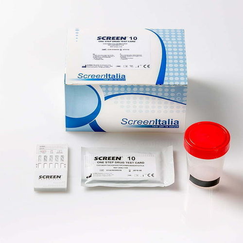 药物检出快速诊断检测 - SC-0227-25 - SCREEN ITALIA - 尿液代谢产物 / 可卡因 / 脱氧麻黄碱（冰毒）