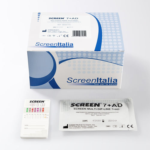 药物检出快速诊断检测 - SC-0821-25 - SCREEN ITALIA - 掺假 / 尿液代谢产物 / 可卡因