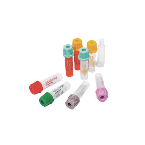 实验室采样管 - Microtainer® - BD - 圆柱 / 毛细血管血 / 样本回收