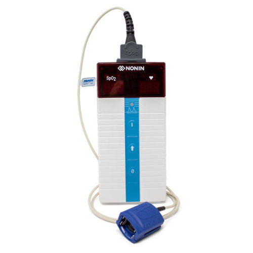 手持式脉搏血氧仪 - 8500  - Nonin - 医用 / 电池驱动 / 带独立传感器