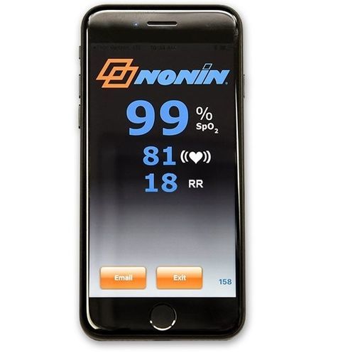 脉搏血氧测定仪iOS应用程序 - NoninConnect™  - Nonin - 监护 / 远程监护 / iOS