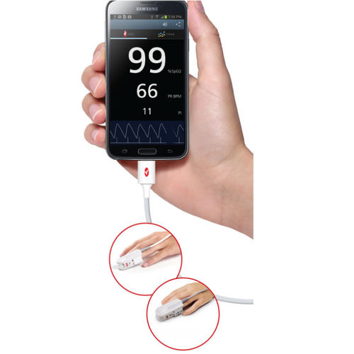 手持式脉搏血氧仪 - iSpO2® Rx - Masimo/麦斯莫医疗 - 医用 / 用于智能手机 / 带独立传感器