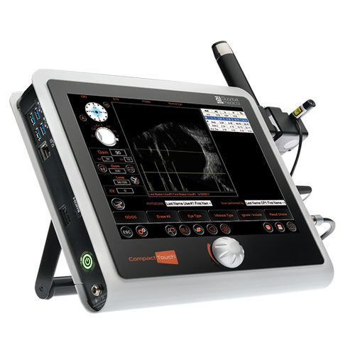 便携式B超机 - COMPACT TOUCH - Quantel Medical - Ophthalmology - 用于眼科超声检查 / 黑白 / 触摸屏