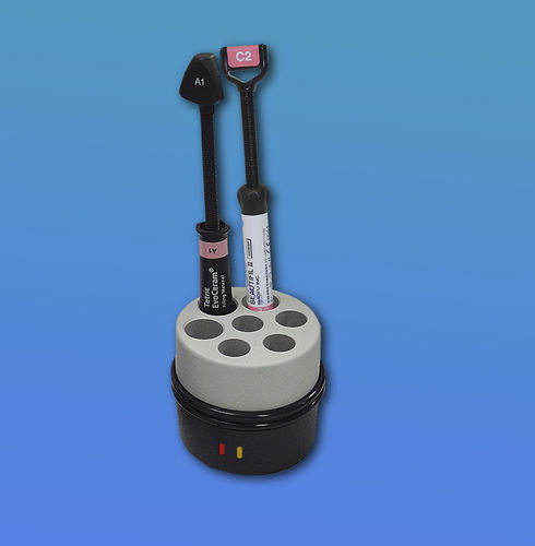 牙科合成物加热器 - Calset w/ 7 Hole Syringe Tray  - AdDent, Inc.  