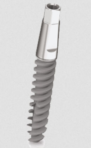 圆柱形牙齿植入物 - One™ - ADIN Dental Implant Systems Ltd. - 钛 / 六角形 / 窄
