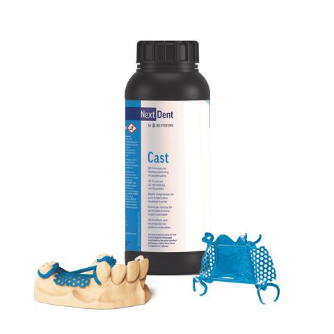 正畸牙科材料 - Cast - 3D Systems - 用于3D打印 / 流动式