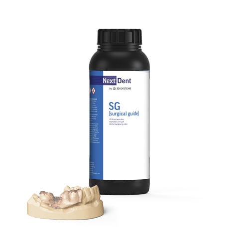 树脂材质牙科材料 - SG - 3D Systems - 用于3D打印 / 半透明 / 透明