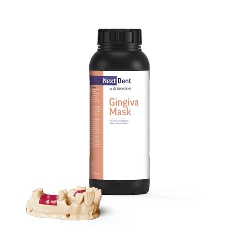 3D打印牙科材料 - Gingiva Mask - 3D Systems - 牙龈