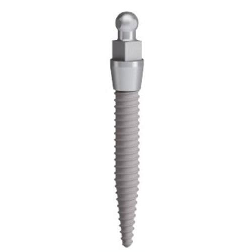 锥形微型植入物 - DURAVIT MINI IMPLANT - B&B DENTAL - 钛 / 球形 / 一件式