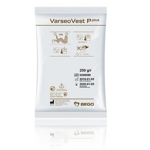磷酸盐牙科材料 - VarseoVest® P plus - BEGO - 用于金属浇铸 / 用于3D打印 / 流动式