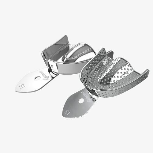 下部口腔印模托盘 - BIO-ART EQUIPAMENTOS ODONTOLÓGICOS - 上牙 / 带孔