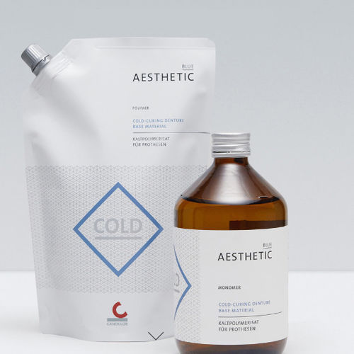 树脂材质牙科材料 - AESTHETIC BLUE - Candulor - 牙龈 / 用于假牙制造 / 粉末